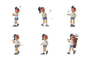 Atleco – Golf Sport Girl 3D