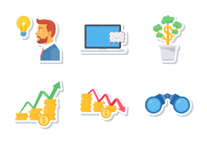 Business and Finance Sticker-set 2