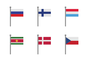 Country Flags - Flat