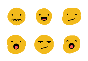 Cute Expressions Emoji Set