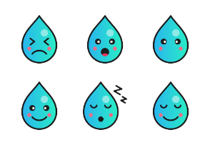Droplet Emojis