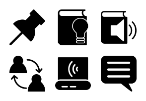 Education Solid Icons Vol 3