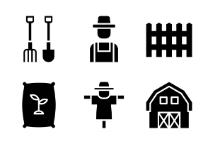 Farming and Agriculture (Glyph)