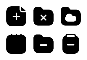Files and Folder | Glyph