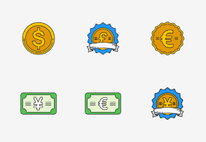 Foreign Currency - Colored