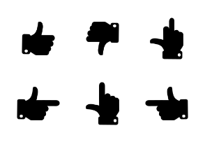Hand Gestures Glyph