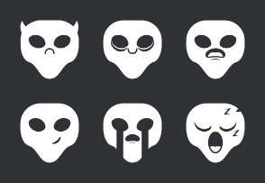 Hana Emojis Alien Edition Glyph