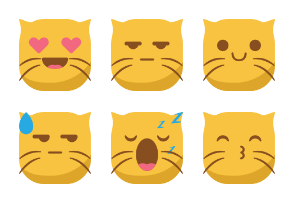 Hana Emojis Cat Edition