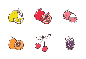 Hand-drawn Fruit Collection