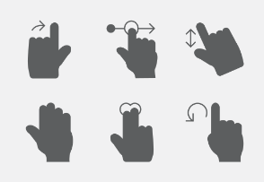 Hand Gesture Glyphs vol 1
