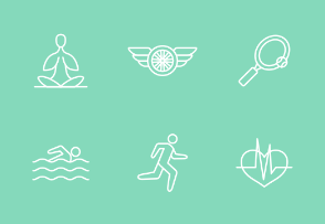 Linear sport icons