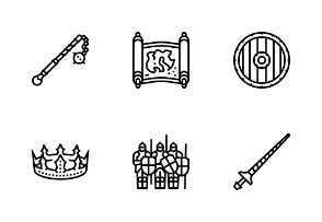 Medieval Warrior Weapon And Armor
