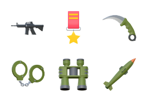 Military 3D illustration Pack