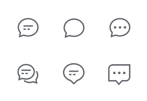 Mini icon set - Communication