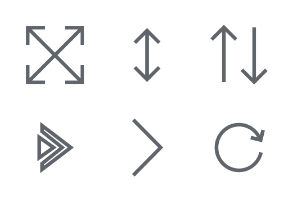 Minimalist Arrows Set