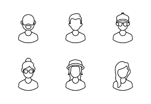 People avatar - Outline