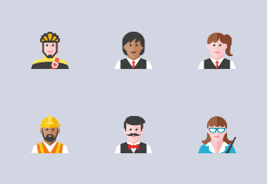 People Occupations Icons