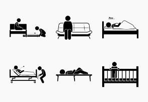 People Sleeping on Different Types of Bed Design