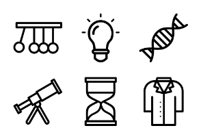 Science Set Outline Style