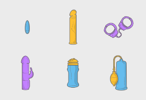 Sex Toys Colored