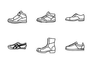 Shoes outlines