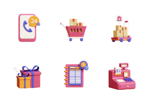 Shopping and Retail 3D Pack