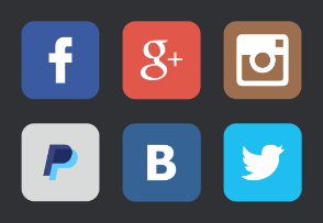 Social web icons