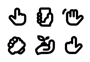 Tiny Bold UI - Hands and gestures