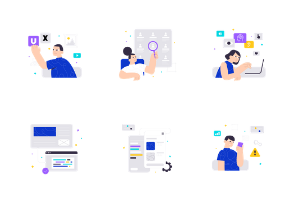 User Experience (UX) Illustration Pack