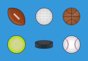 Various Sports Balls