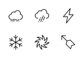 Weather & Climate ui ux line