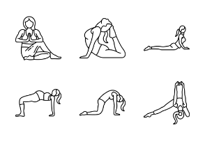 Yoga Poses Line
